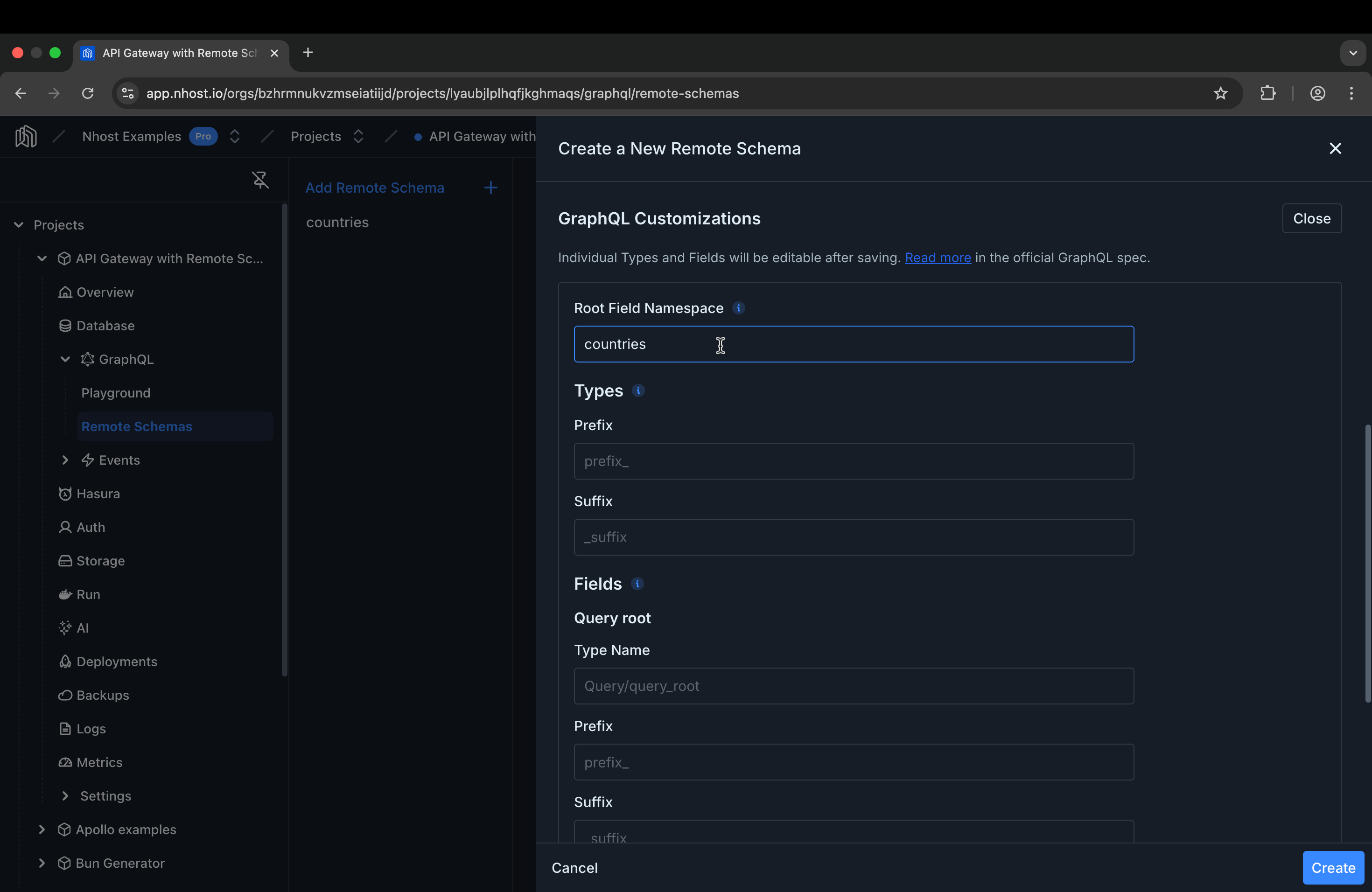GraphQL Customizations