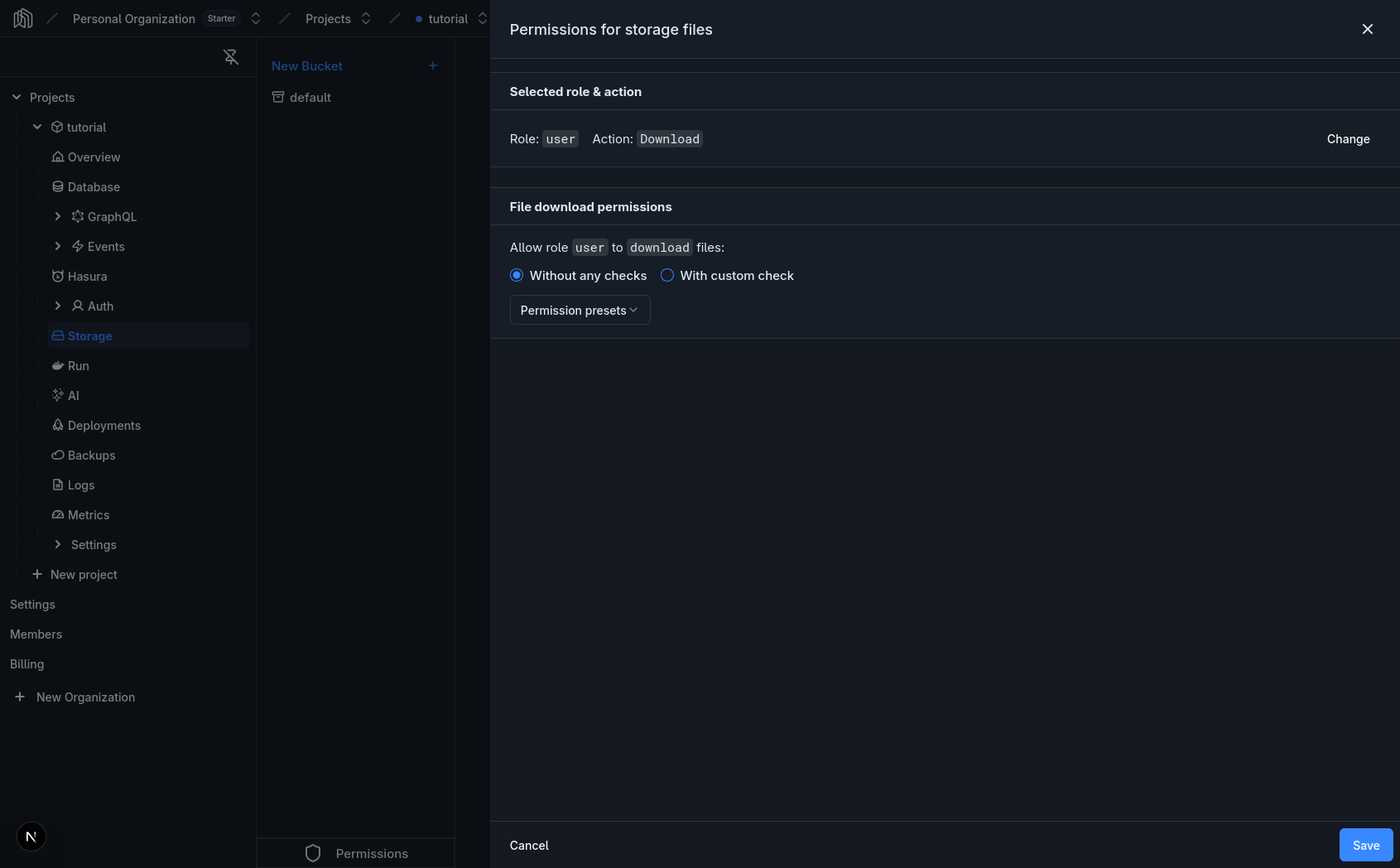 Download permission form
