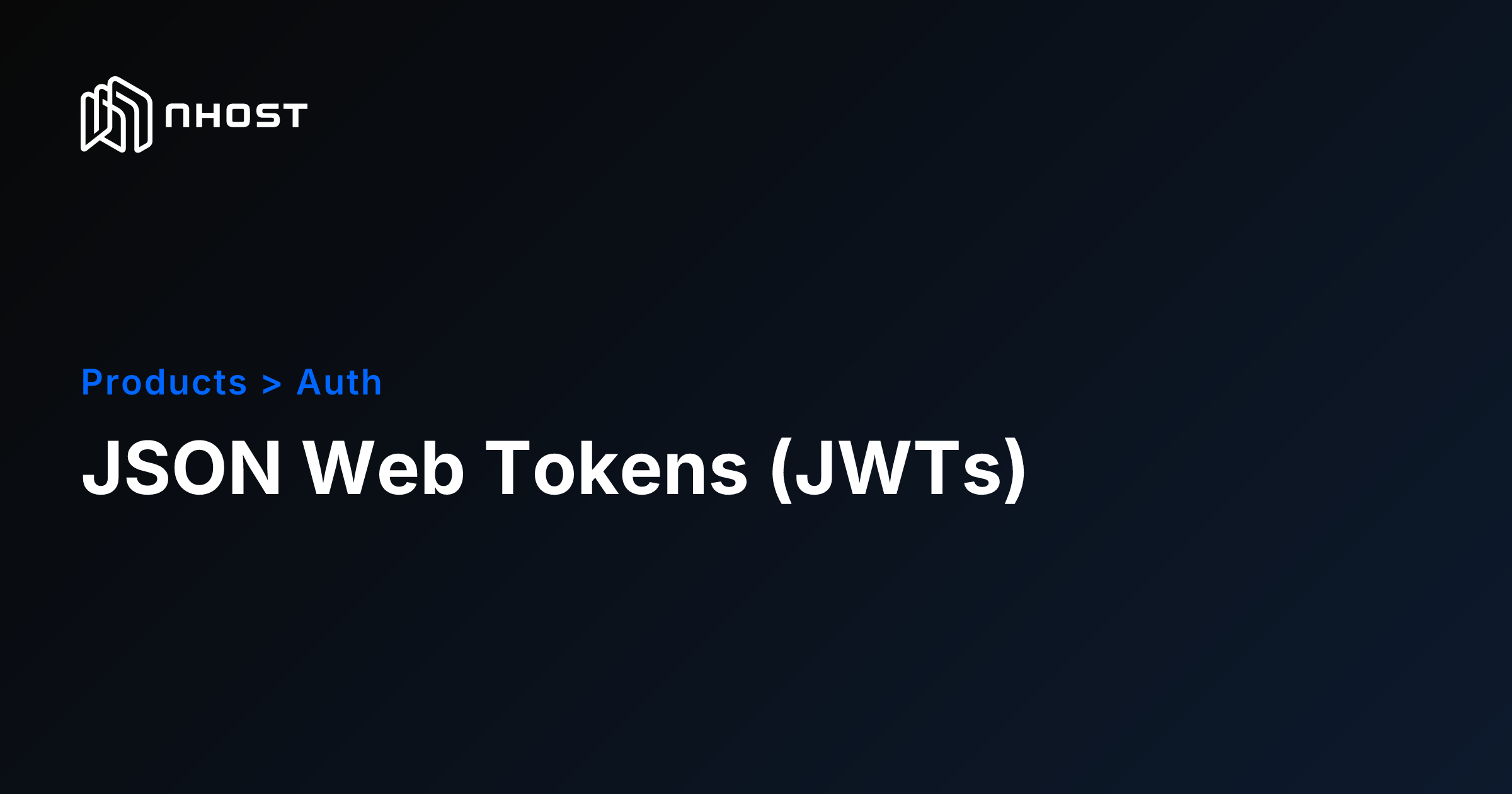 Configuring Access Tokens and Signing Keys | Nhost Docs
