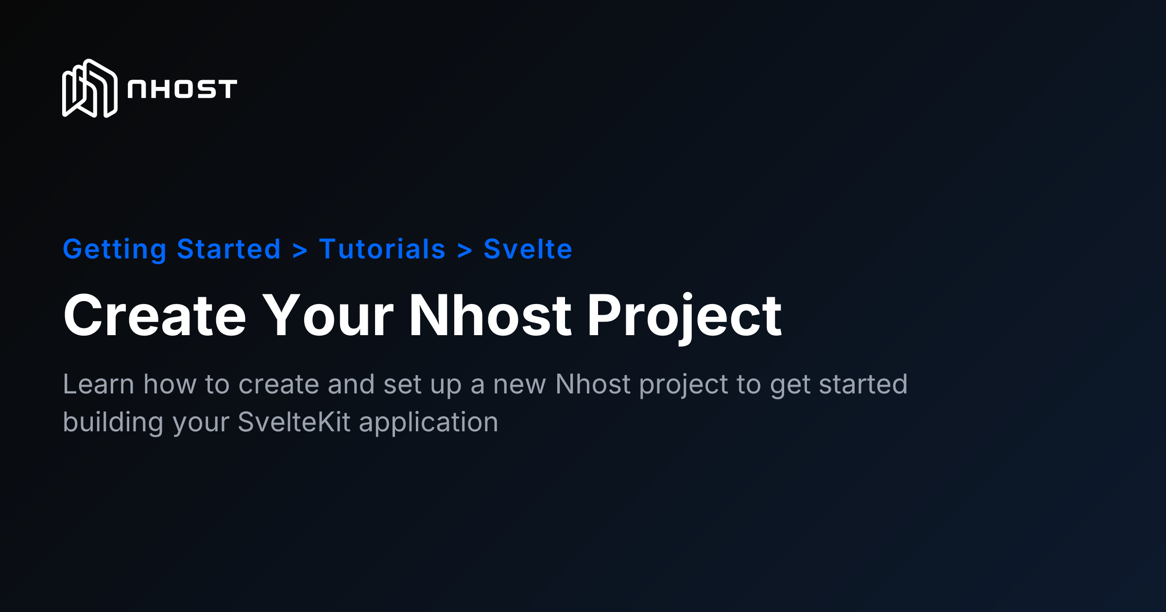 Nhost Createdatabase Create Your Nhost Project | Nhost Documentation